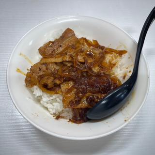 タンタンスタ丼セット　大辛　たまごダブル