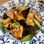 豚肉ときくらげ玉子炒め定食(東京餃子軒 川崎店)