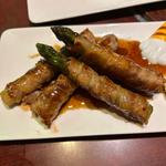 アスパラの豚巻きソテー(焼鳥・串カツ＆飲み放題 たま南1条店)