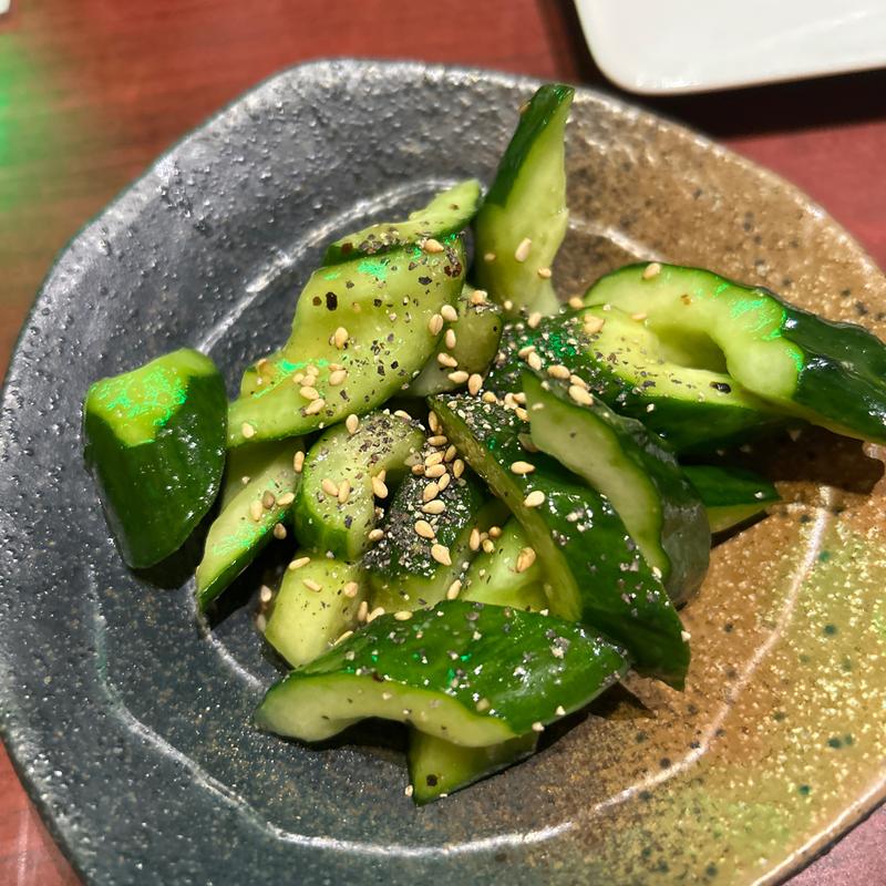 きゅうりの塩だれ(焼鳥・串カツ＆飲み放題 たま南1条店)