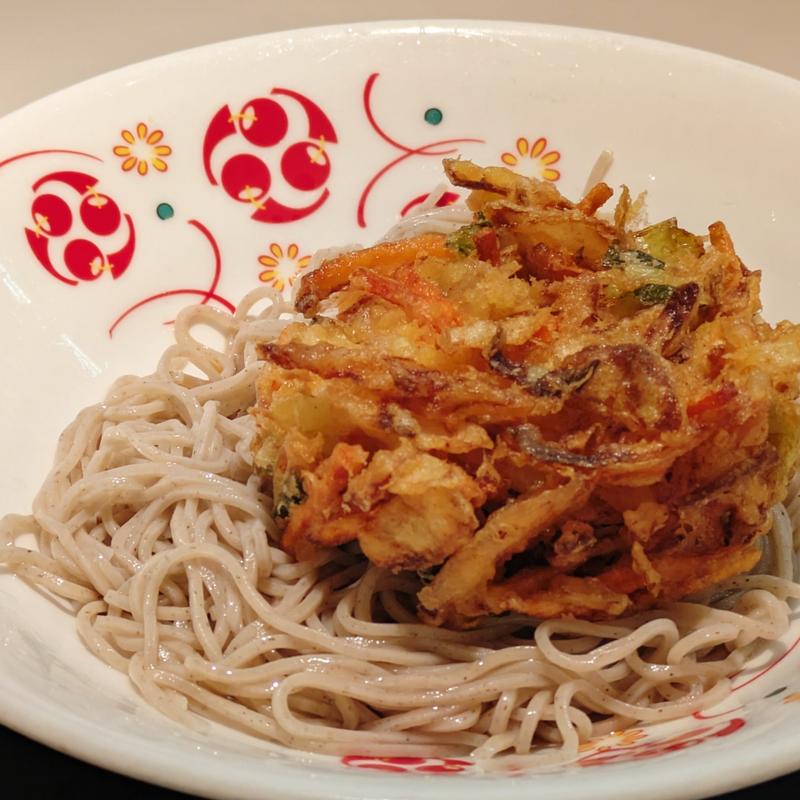 冷しかき揚げそば(いろり庵きらく 大崎店)