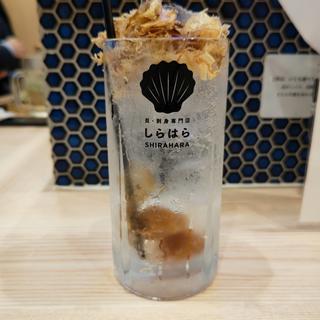 追いかつお梅サワー(貝・海苔巻き 野毛しらはら)