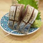 自家製炙りしめさば(貝・海苔巻き 野毛しらはら)