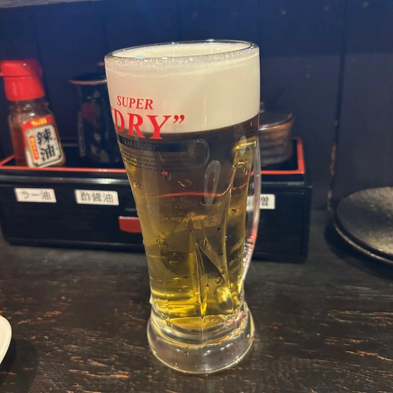 生ビール(チャオチャオ餃子 津駅前酒場)