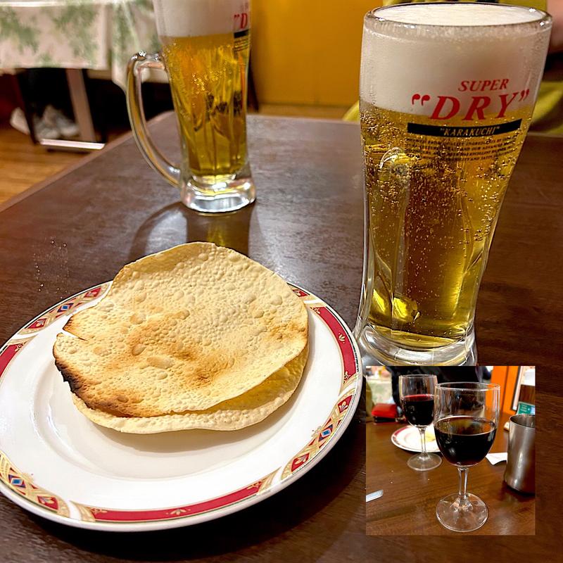 生ビール&赤ワイン(SPICE KING（スパイスキング）)