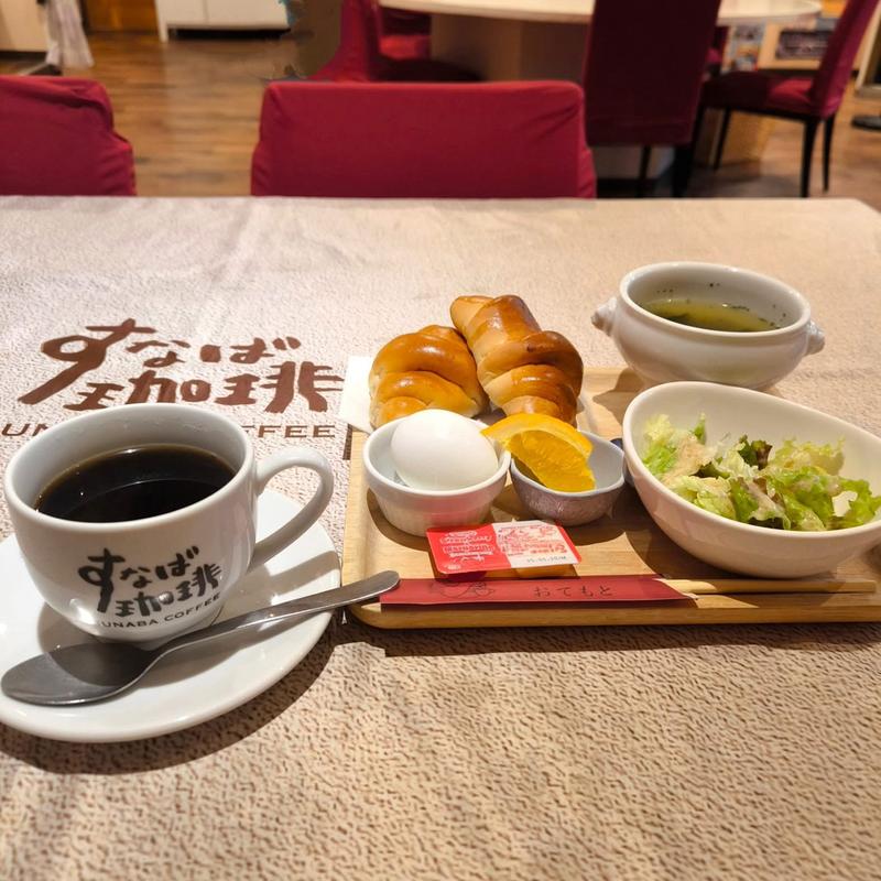 朝顔モーニング(すなば珈琲 高田松原店)