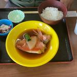 金目姿煮定食(市場の食堂 金目亭 )