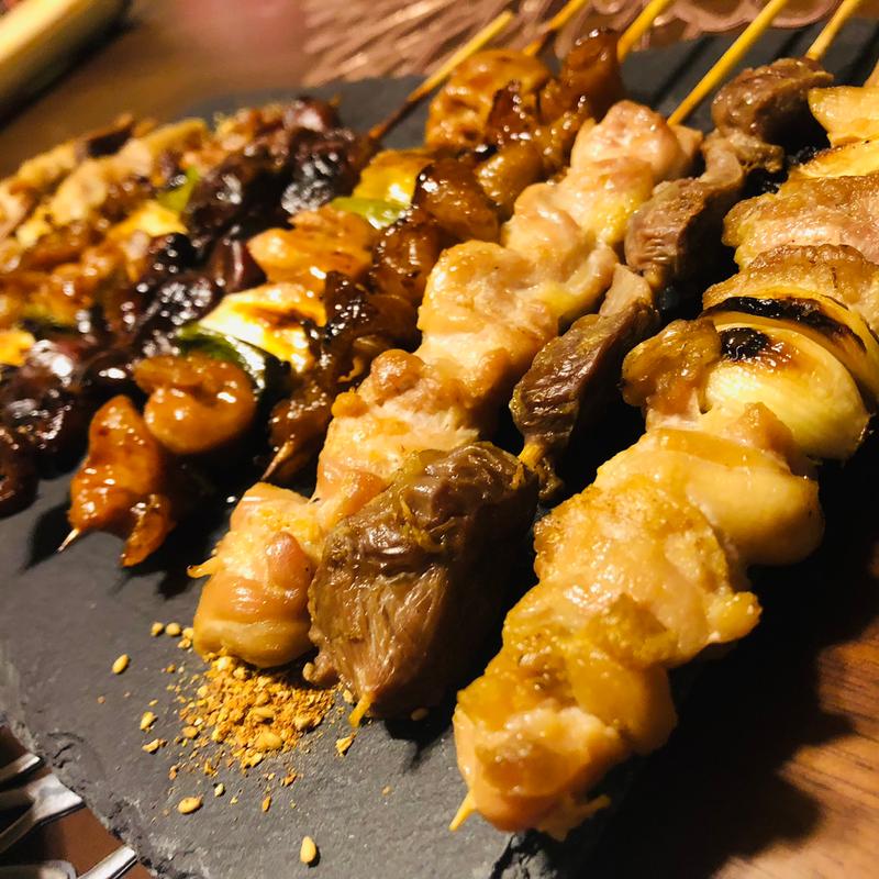 焼鳥盛り合わせ(名もない焼鳥屋)