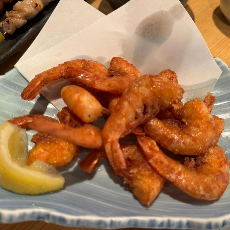 小エビガーリック揚げ(やきとり酒蔵 庄助本店)