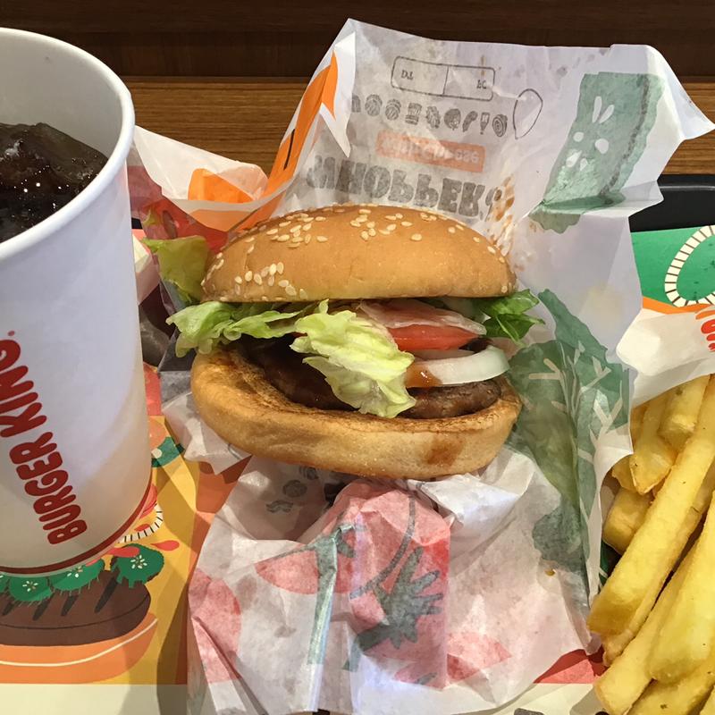 BBQワッパーjrセット(バーガーキング 仙台駅前店)