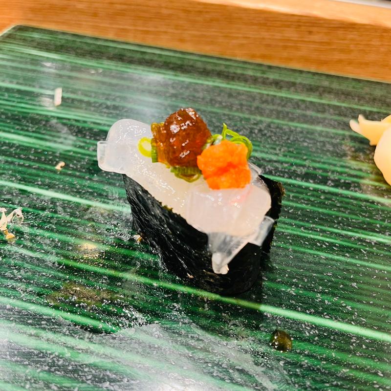 のれそれ軍艦(穴子稚魚)(すしの美登利 旬 代々木上原店)