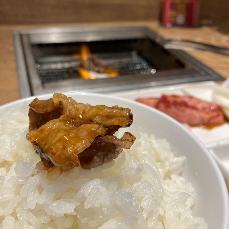 Wカルビ定食(焼肉ライク 川崎東口店)
