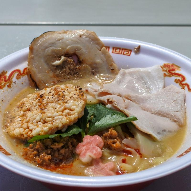 最強ラーメン祭り2025 麺堂イズム+一乃胡 ブギーバック 濃厚鶏坦々麺 特製TP(ヤマザキショップ 小山市役所新庁舎店)