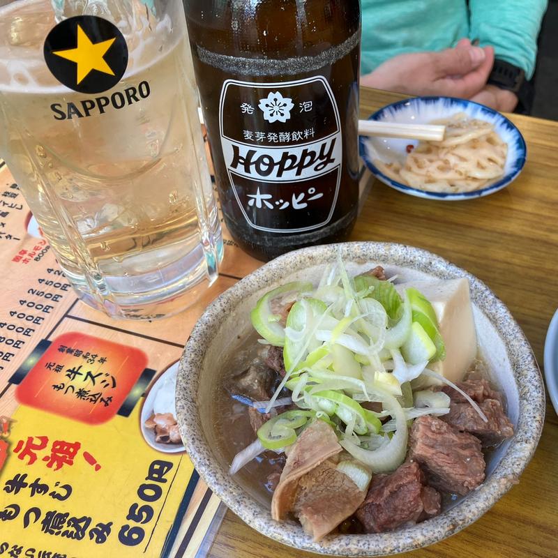 元祖！牛すじもつ煮込み(岡 本 浅草本店 （煮込　ホッピー　岡　本）)