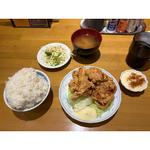 唐揚げ定食(日吉屋)