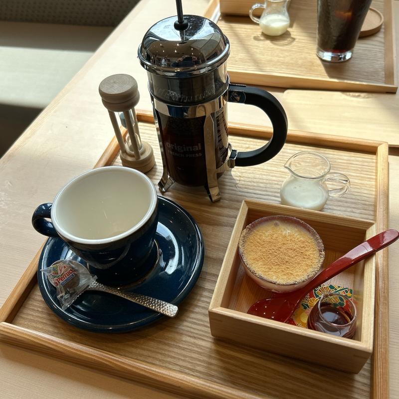 食後の和スイーツセット（ホットコーヒー）(二条茶寮 ミント神戸店)