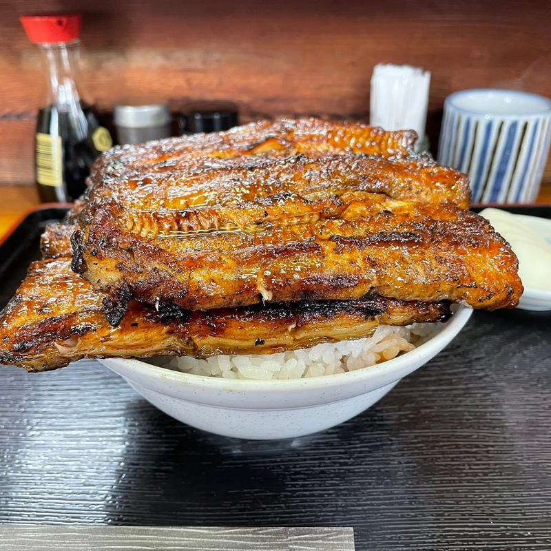 うな丼 ダブル ご飯大盛(丸富)