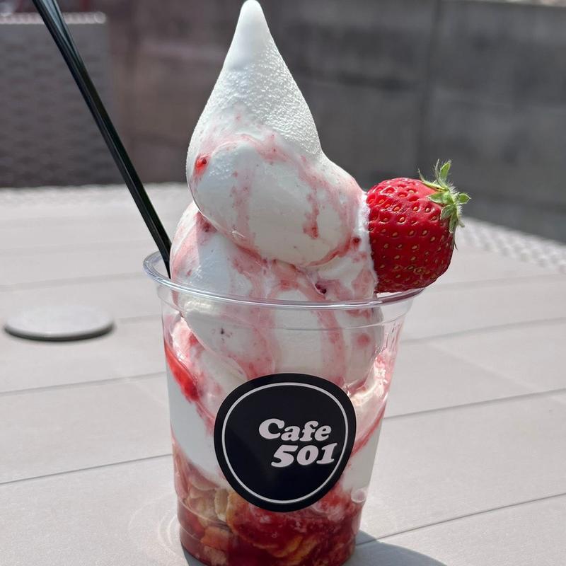 いちごソフト(cafe501 OKAYAMA)