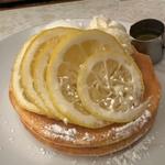 瀬戸内はちみつレモンのホットケーキ(はまの屋パーラー 日本橋本店)