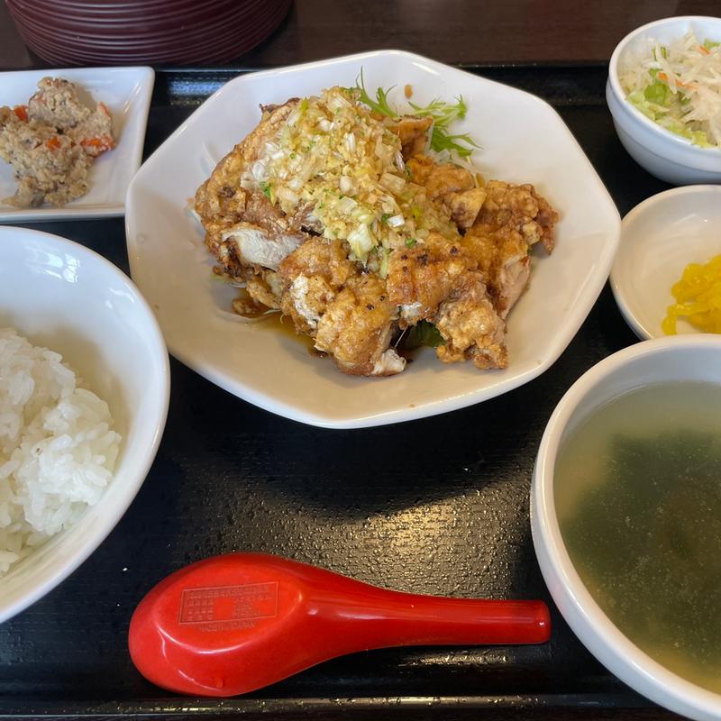 油淋鶏定食(麺飯家龍門 （リュウモン）)