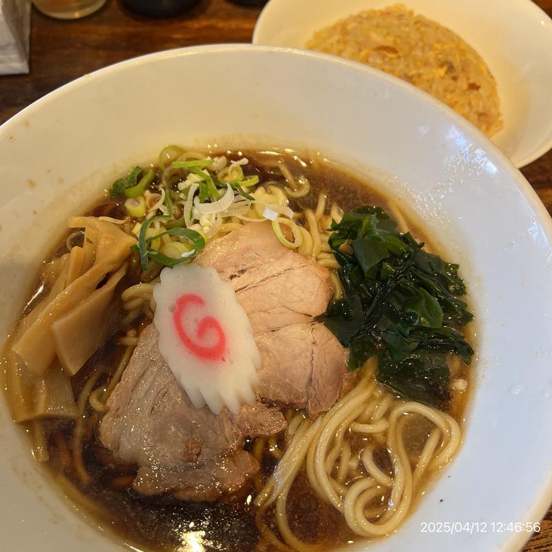 中華そば半チャーハン(中華屋 啓ちゃん(チュウカヤケイチャン))