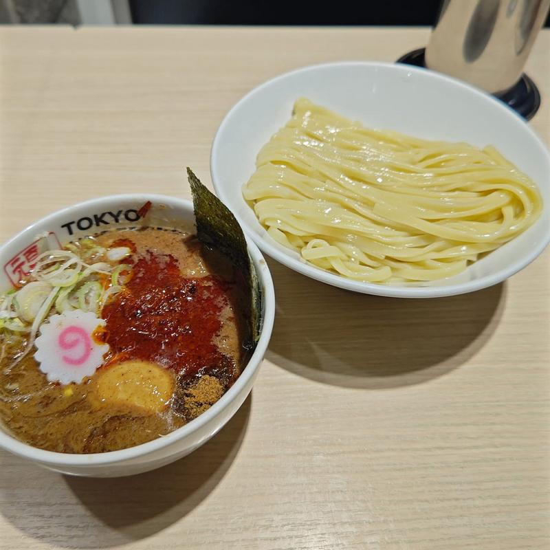 特製辛つけ麺(頑者 UNDERGROUND RAMEN 川越駅店)