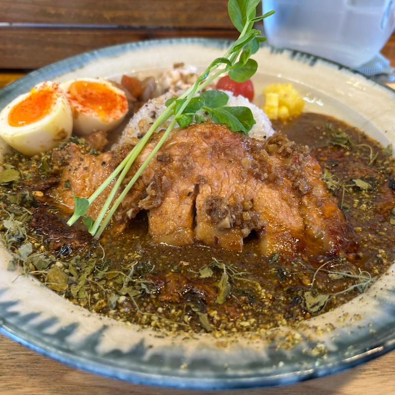 新生姜と新玉葱のジンジャーポークカレー(林香喱 「ハヤシカリー」)