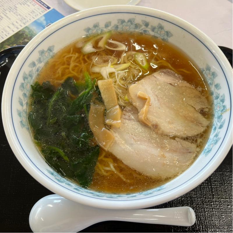 醤油ラーメン(盛岡ハイランドカントリークラブ)