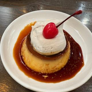 カスタードプリンコーヒークリーム添え(キャラバンコーヒー 横浜元町店)