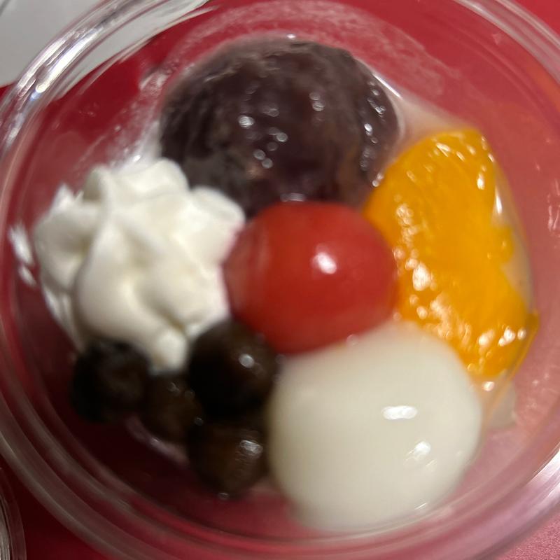 黒糖とみるくのあんみつパフェ(セブン-イレブン さっぽろ創世スクエア店)