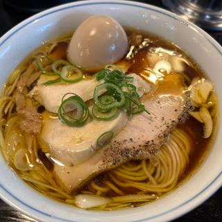 醤油らぁ麺　尼ロック　全部のせ