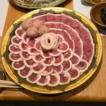 近江鴨の鴨しゃぶ (焼鳥 心伯 西天満)