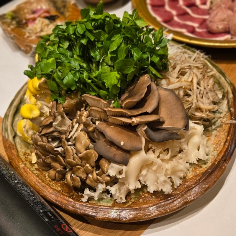 近江鴨の鴨しゃぶ (焼鳥 心伯 西天満)