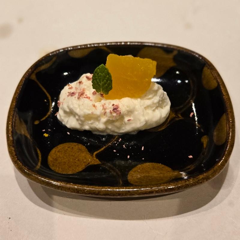 本日のデザート(焼鳥 心伯 西天満)