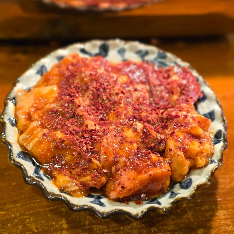 ホル盛り(白 赤 黒)(鶏焼肉おつせ)