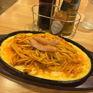 レトロスパゲッティ（お飲み物セット）(コメダ和喫茶おかげ庵+米屋の太郎 新宿センタービル店)