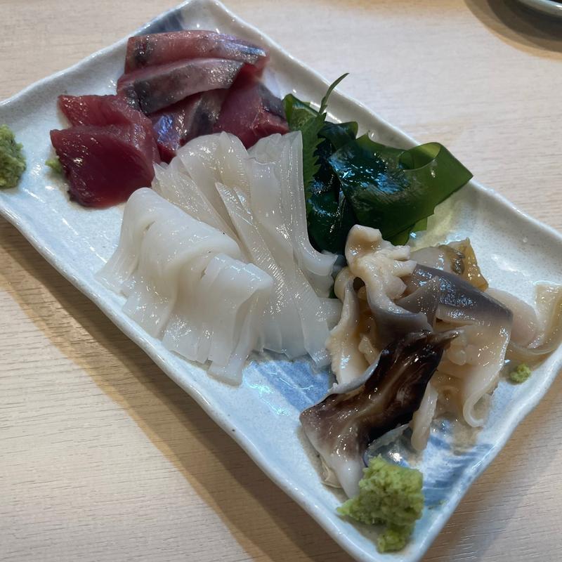 刺身盛り合わせ(月乃家 寿司)