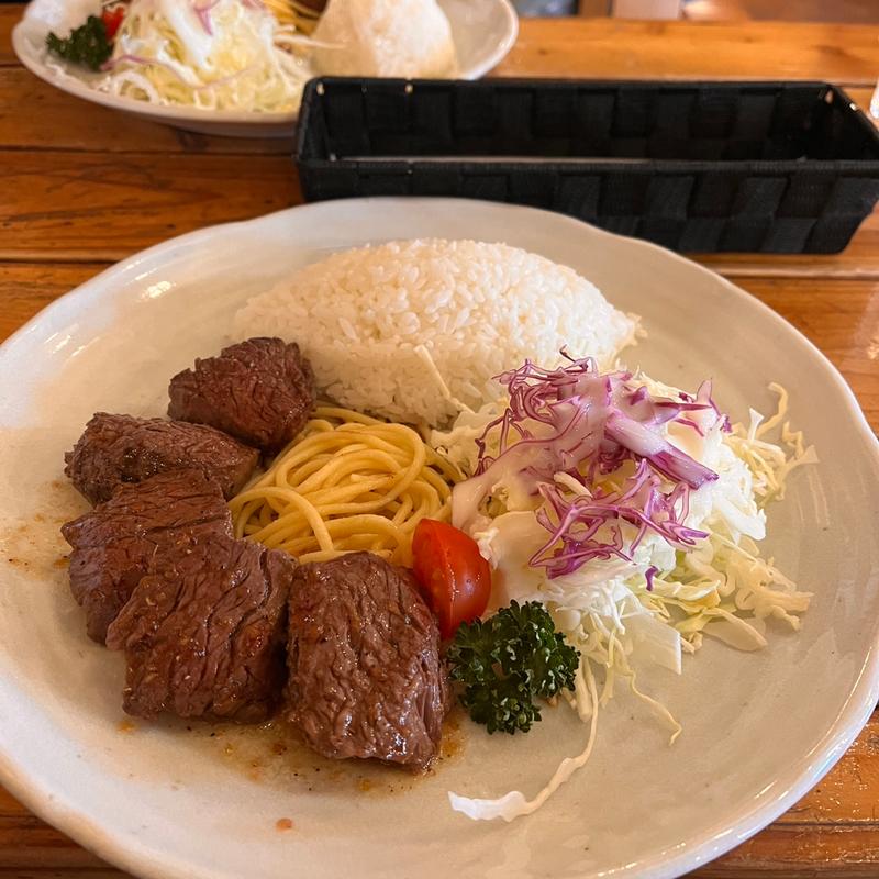 カットステーキセット(レストランよねくら （Resutaurant＆Hotel YONEKURA）)