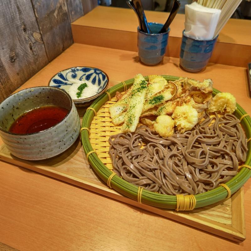 三天盛りつけそば(東京とろろそば 横浜丸山台店)
