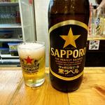 サッポロ黒ラベル(大衆酒場 チャン栓チャン)