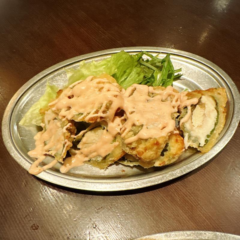 梅しそササミ揚げ(大衆酒場 チャン栓チャン)