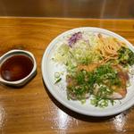 つくば鶏モモステーキ定食(大衆ステーキ 肉の助 本店)