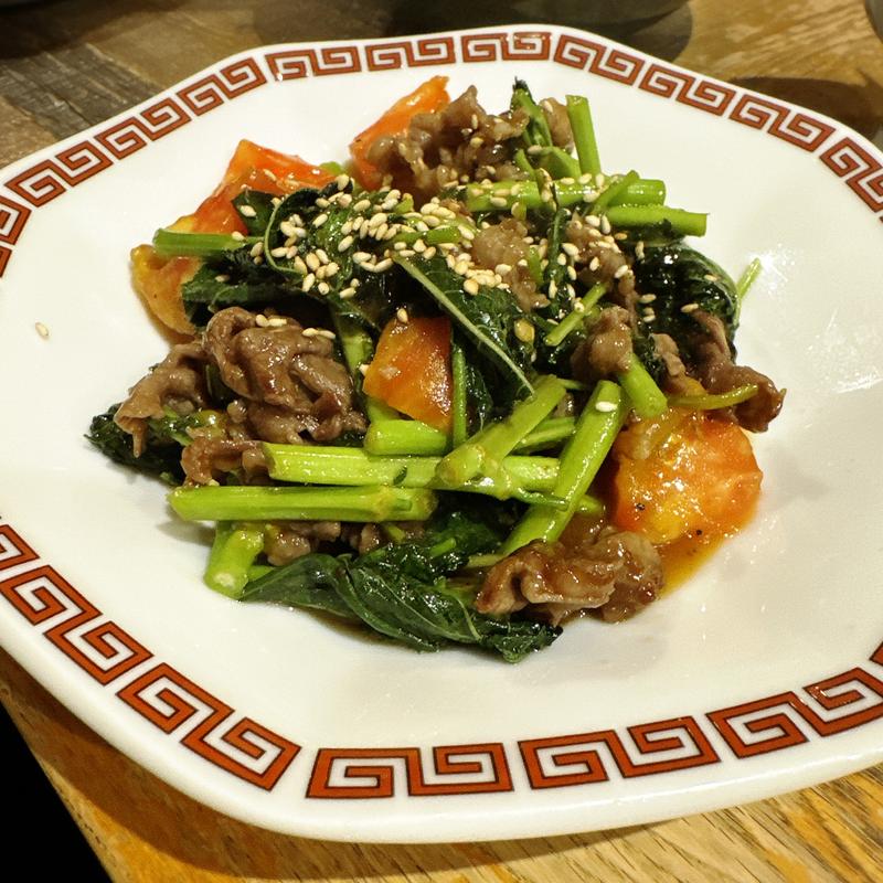 牛肉オイスター炒め(Akichi)