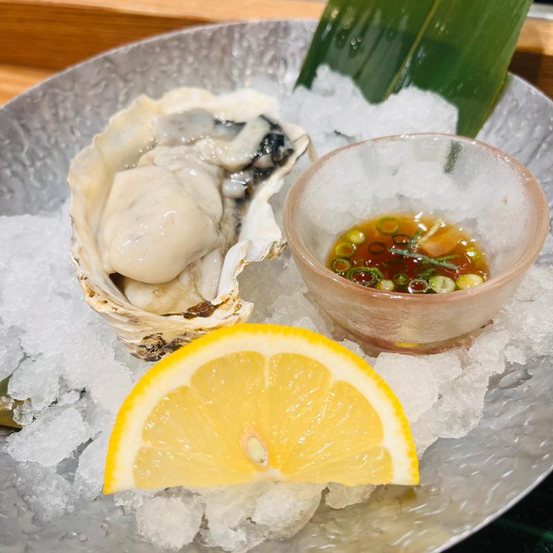 生牡蠣(明石)(すしの美登利 旬 代々木上原店)