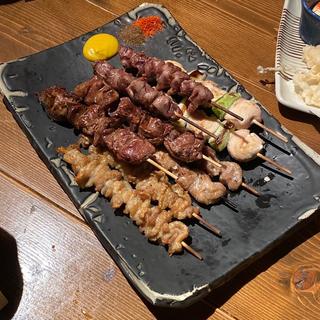 焼き鳥お任せ盛り合わせ（10本）(旬菜 籐や （トウヤ）)
