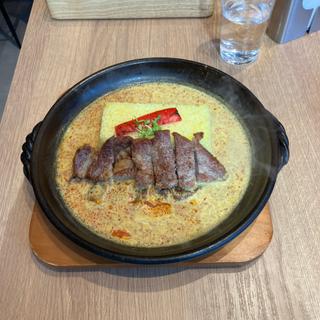 豚肩ロースステーキカレー(Rスリランカ 三田店)