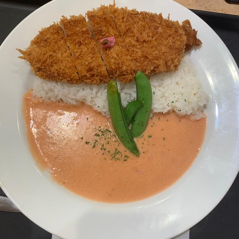 ロースかつ桜クリームシチュー(松のや 上板橋店 )