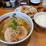 天然塩ラーメン(唐揚げセット)(塩元帥 京田辺店 )