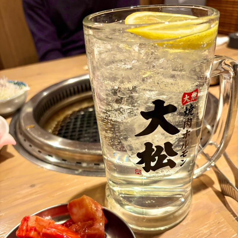 レモンサワー(大衆 焼肉ホルモン 大松 芝田店)