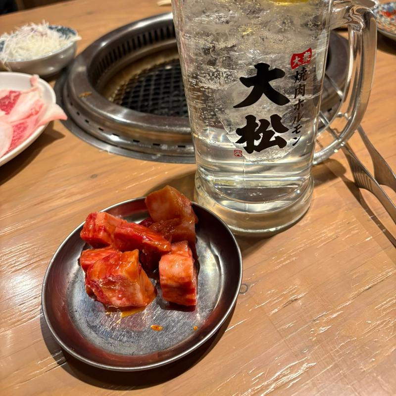 カルビ(大衆 焼肉ホルモン 大松 芝田店)